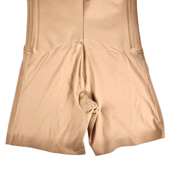 Honeylove Open-Bust Mid-Thigh Bodysuit Sand Size 1X $109 MSRP - Picture 8 of 11